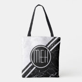 Karussell, 2Tone BW1 Monogramm Tasche (Rückseite)