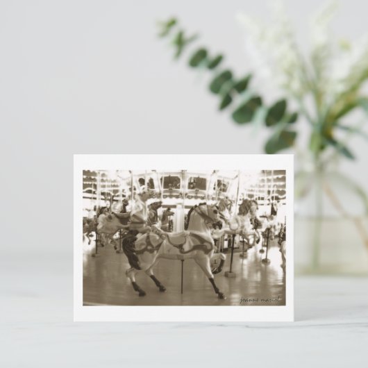 Karussell 39 Postkarte (Stehend Vorderseite)