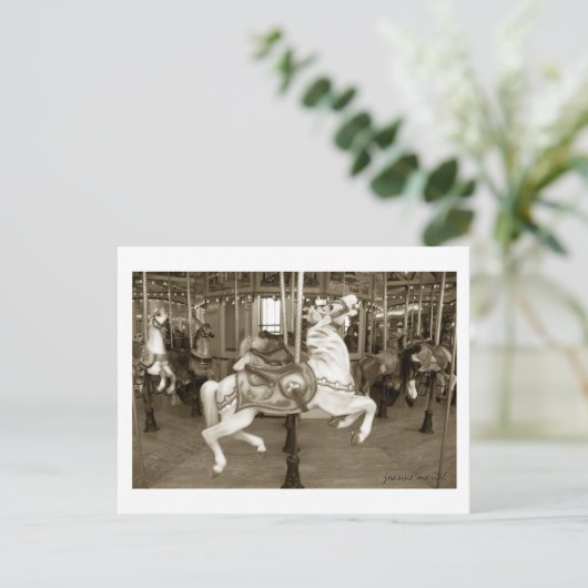 Karussell 41 Postkarte (Stehend Vorderseite)