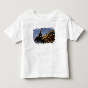 Karussell am Eiffelturm am Abend, Kleinkind T-shirt