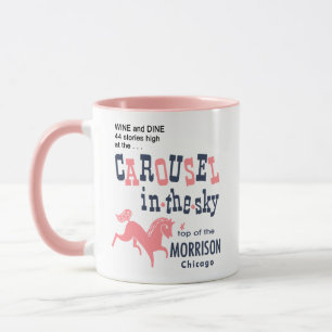 Karussell am Himmel. Top of the Morrison, Chicago Tasse