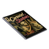 Karussell der Schatten Fantasy-Horror-Buchcover Notizblock (Rechte Seite)