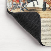 Karussell durch Front Louis XIV von Tuileries Mousepad (Ecke)
