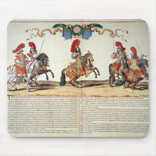 Karussell durch Front Louis XIV von Tuileries Mousepad (Vorne)