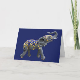 Karussell-Elephant-Fotokarte Dankeskarte