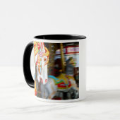 "Karussell-Fantasie-" Kaffee-Tasse Tasse (Vorderseite Links)