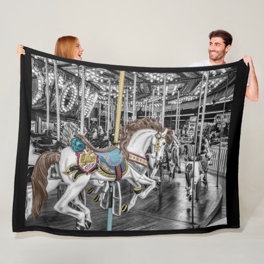 Karussell Fleecedecke (Beispiel)