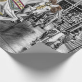 Karussell-Foto Geschenkpapier (Ecke)