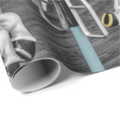 Karussell-Foto Geschenkpapier (Rolleneckpunkt)