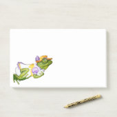 Karussell-Frosch-Foto 10x6 Hinweise Post-it Klebezettel (Auf Schreibtisch)