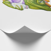 Karussell Frösche Foto Geschenkpapier (Ecke)