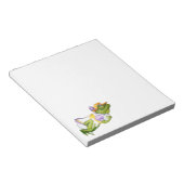 Karussell-Frösche-Foto Note Pad Notizblock (angewinkelt)