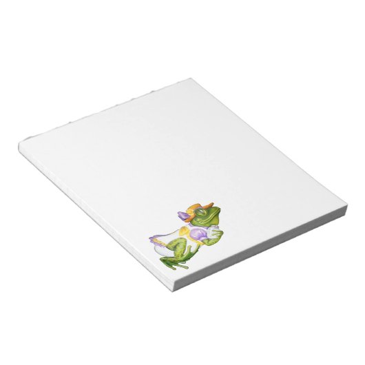 Karussell-Frösche-Foto Note Pad Notizblock (angewinkelt)