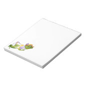 Karussell-Frösche-Foto Note Pad Notizblock (Rotiert)