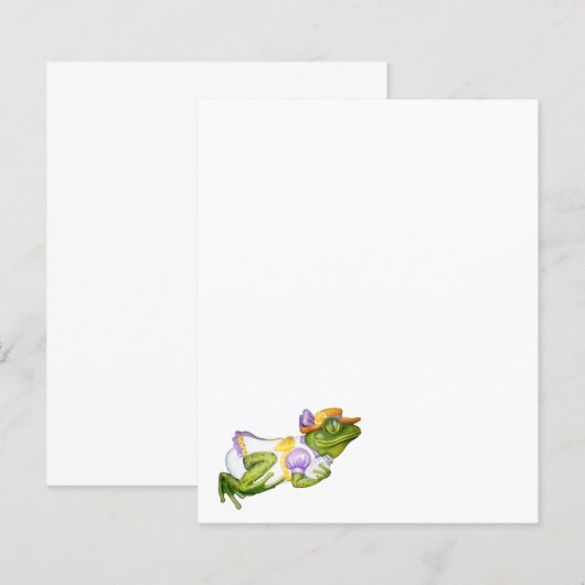 Karussell-Frösche-Foto-Papier-Stationierung (Vorne/Hinten)