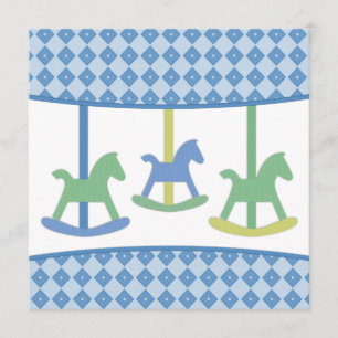 Karussell-Geburtstags-Party Einladung