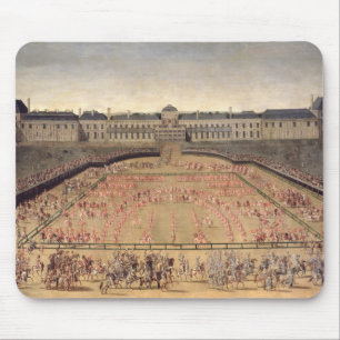 Karussell gegeben für Louis XIV Mousepad