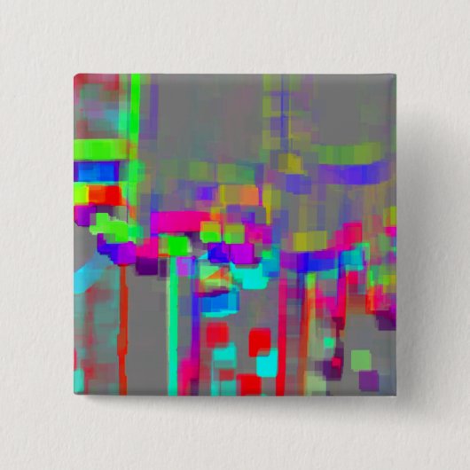 "Karussell-" geometrisches abstraktes Button (Vorderseite)