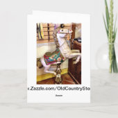 Karussell-Grußkarte Karte (Rückseite)