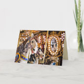 Karussell-Grußkarte Karte (Vorderseite)