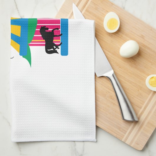 Karussell Handtuch (Viertel Falte)