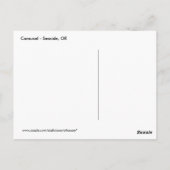 Karussell in monochromen Postkarten (Rückseite)