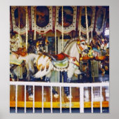 Karussell in Ölplakat Poster (Vorne)