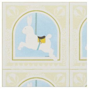 Karussell-Kaninchen bis Juni Heidekraut Vess Stoff