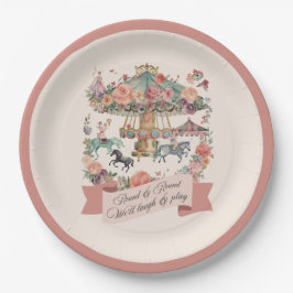 Karussell-Karneval Geburtstagsparty Pappteller