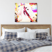 Karussell-Karnevalpferd kühn stylisches modernes F Leinwanddruck (Insitu (Schlafzimmer))