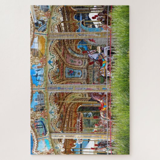 Karussell-Karusselpferde Puzzle (Vertikal)