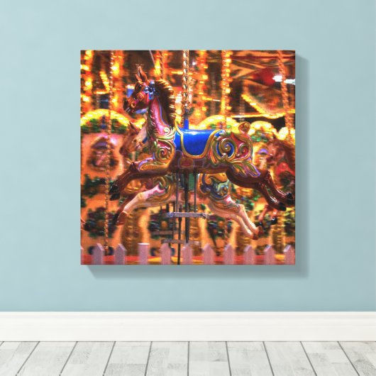 Karussell Leinwanddruck (Insitu (Holzboden))