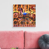 Karussell Leinwanddruck (Insitu (Wohnzimmer))