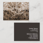 Karussell, MiniFoto Visitenkarte (Vorne/Hinten)