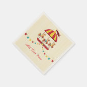Karussell mit Star Bunting Serviette (Ecke)