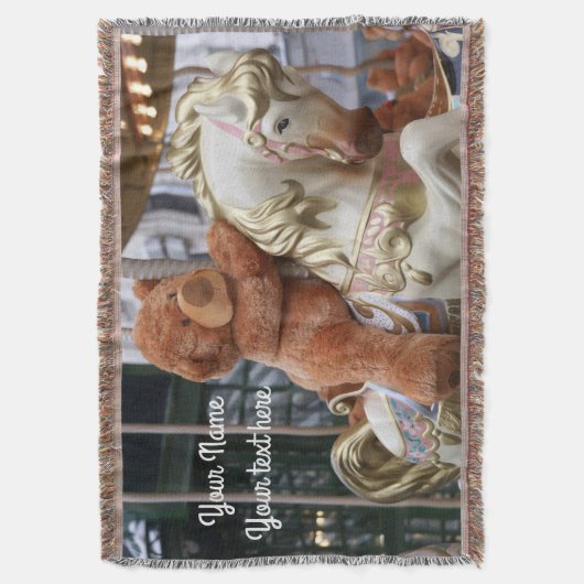 Karussell mit Teddy Bear Decke (Vorderseite Vertikal)