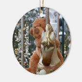 Karussell mit Teddy Bear Keramik Ornament (Links)
