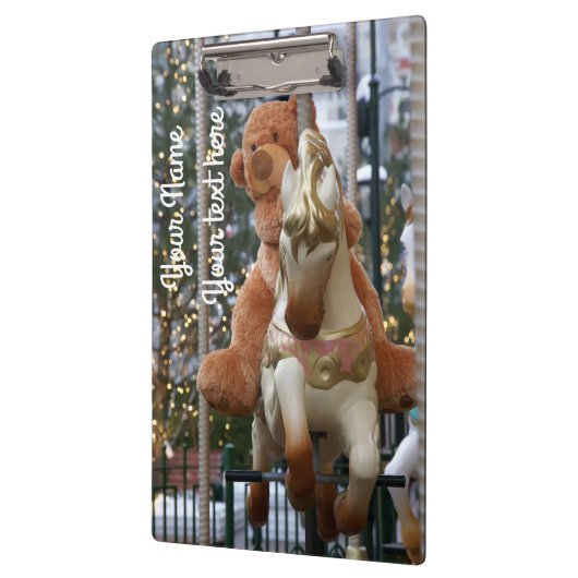 Karussell mit Teddy Bear Klemmbrett (Links)