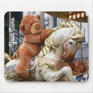 Karussell mit Teddy Bear Mousepad
