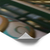 Karussell mit Teddy Bear Poster (Ecke)