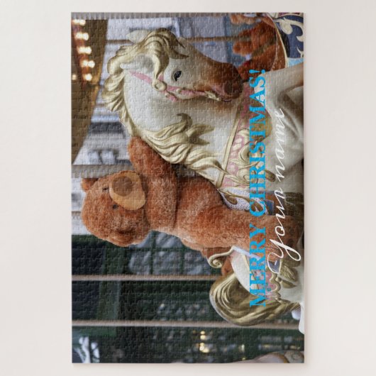 Karussell mit Teddy Bear Puzzle (Vertikal)
