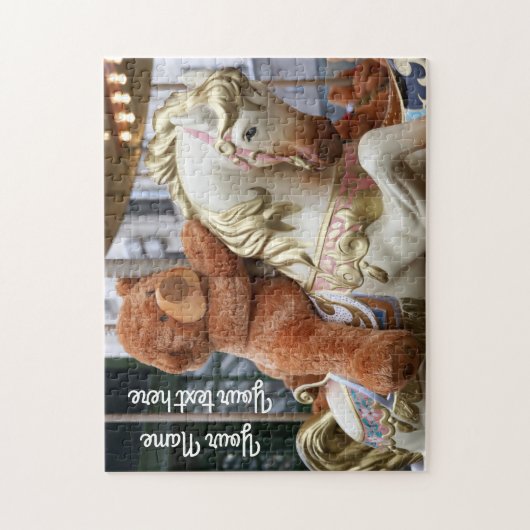 Karussell mit Teddy Bear Puzzle (Vertikal)