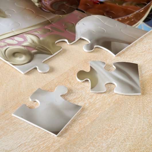 Karussell mit Teddy Bear Puzzle (Seite)