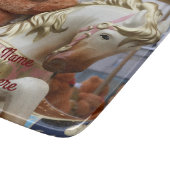 Karussell mit Teddy Bear Schneidebrett (Ecke)