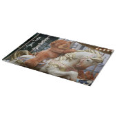 Karussell mit Teddy Bear Schneidebrett (Ecke)