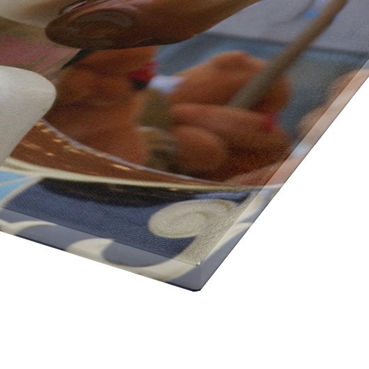 Karussell mit Teddy Bear Schneidebrett (Ecke)