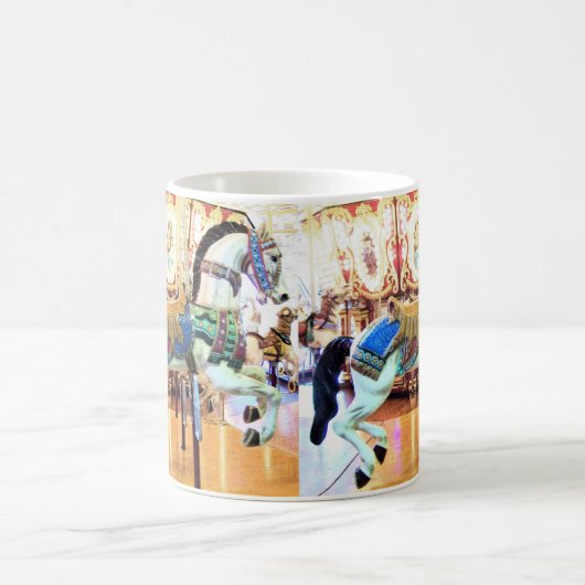 Karussell-Pferd #2 Kaffeetasse (Mittel)