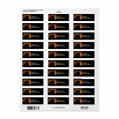 Karussell Pferd am Retrun-Adressbuch Mitternacht (Vorne)