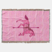 Karussell Pferd - Fuchsia Pink Decke (Vorderseite)