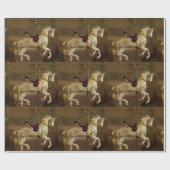 Karussell-Pferd Geschenkpapier (Flach)